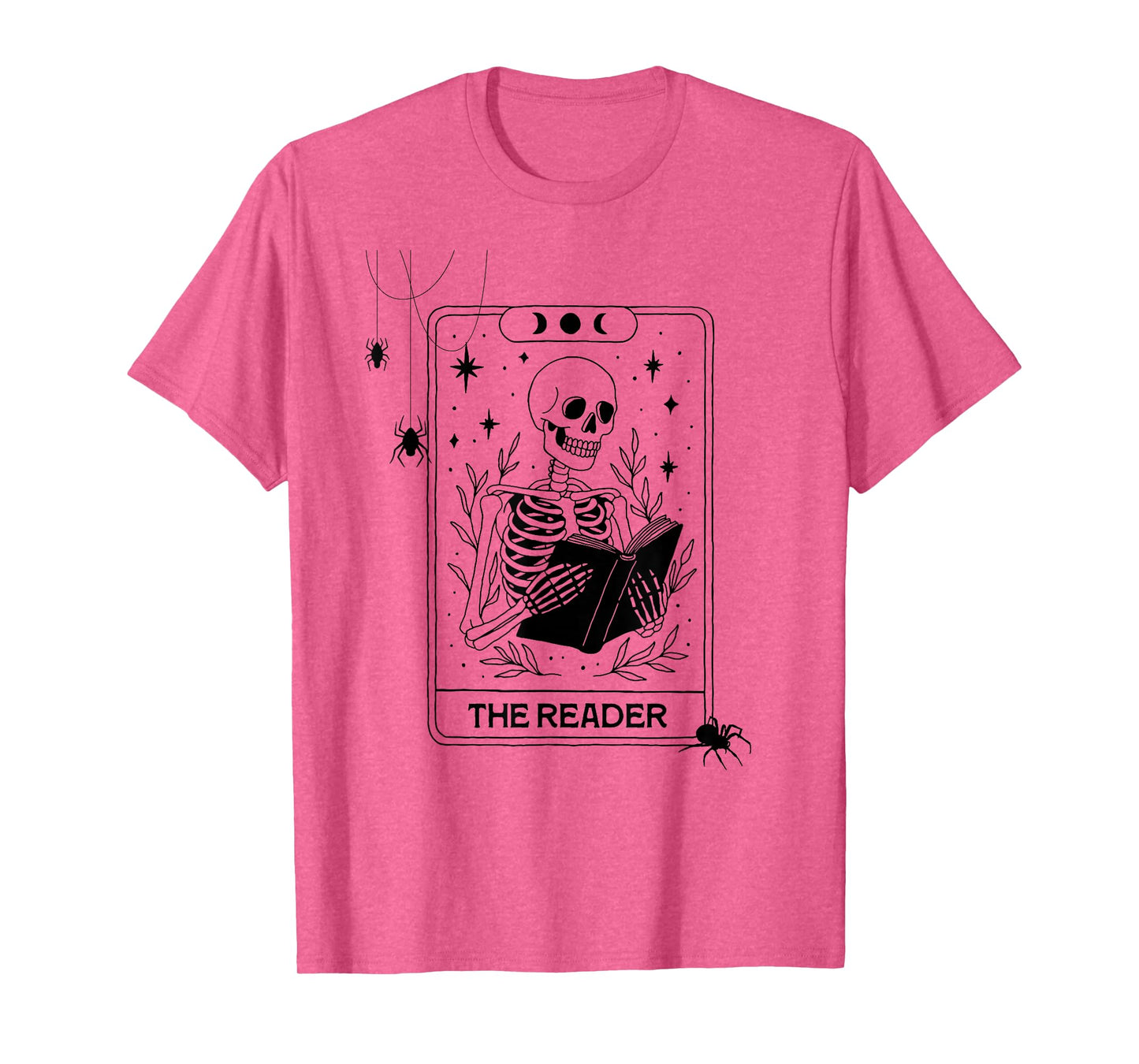 A Skeleton Reading Makes The Perfect October Vibe. T-Shirt