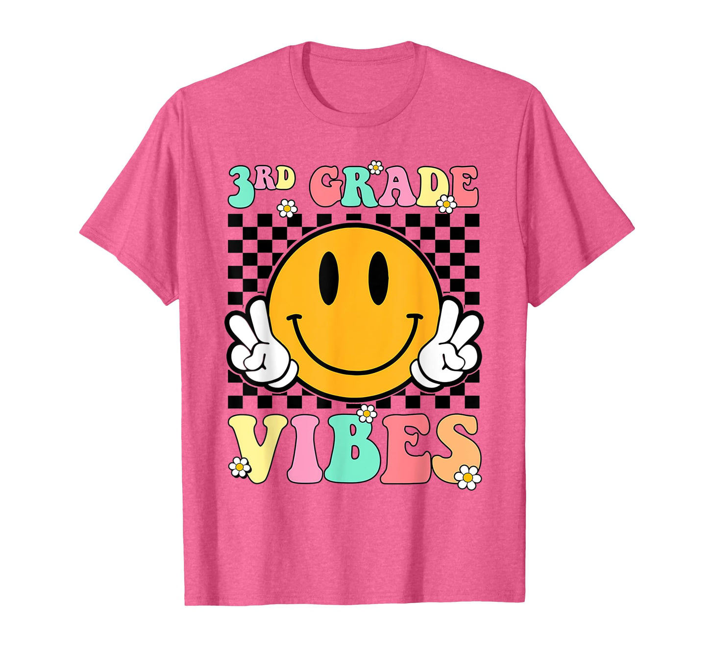 3rd Grade Vibes Back To School First Day Teachers Kids T-Shirt