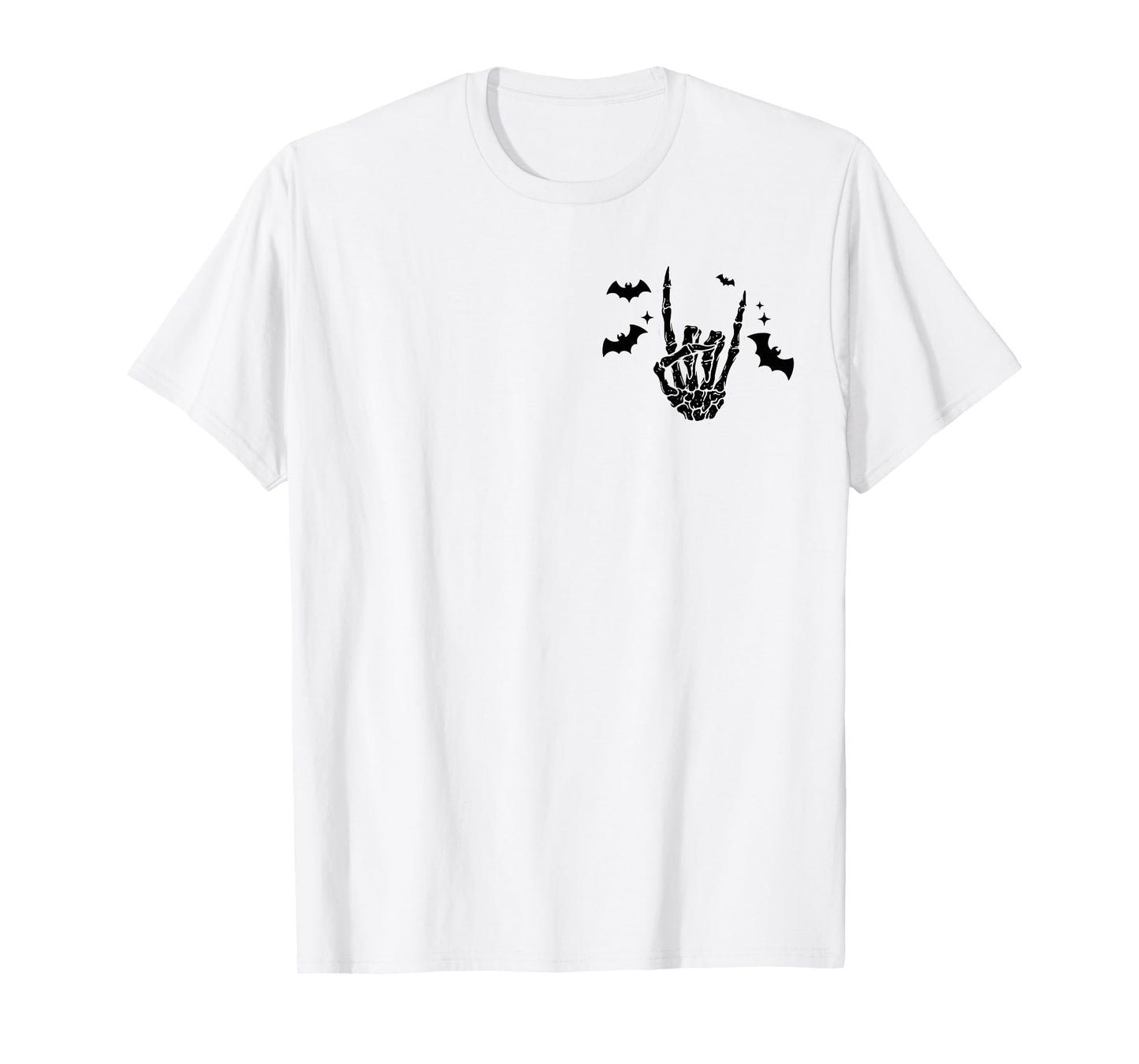 (2 Sided) Just A Little Ray of Pitch Black Skeleton T-Shirt