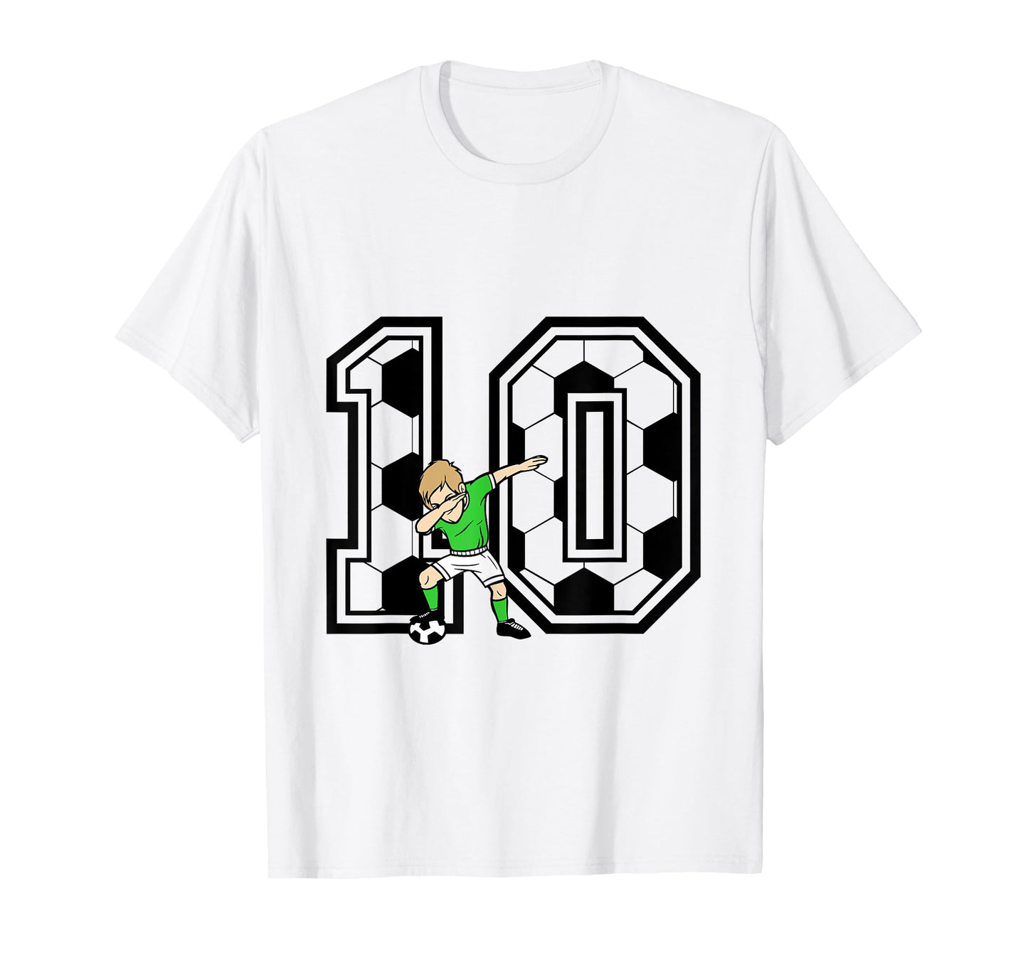 10th Birthday Boy Soccer Player 10 Years Old Boy T-Shirt