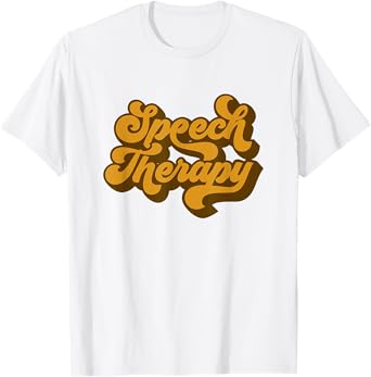 Speech Therapy Vintage Retro T-Shirt