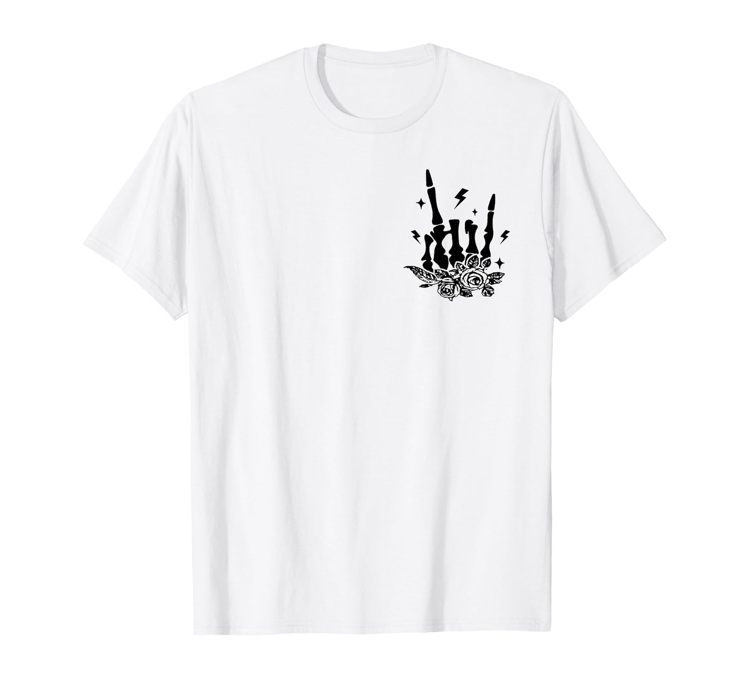 (2 Sided) Skeleton Surviving Purely Out of Spite T-Shirt
