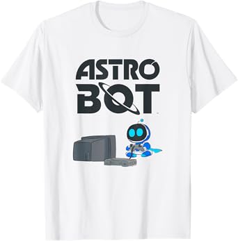 Astro Bot Rescue Mission Classic Sony PlayStation Gaming T-Shirt