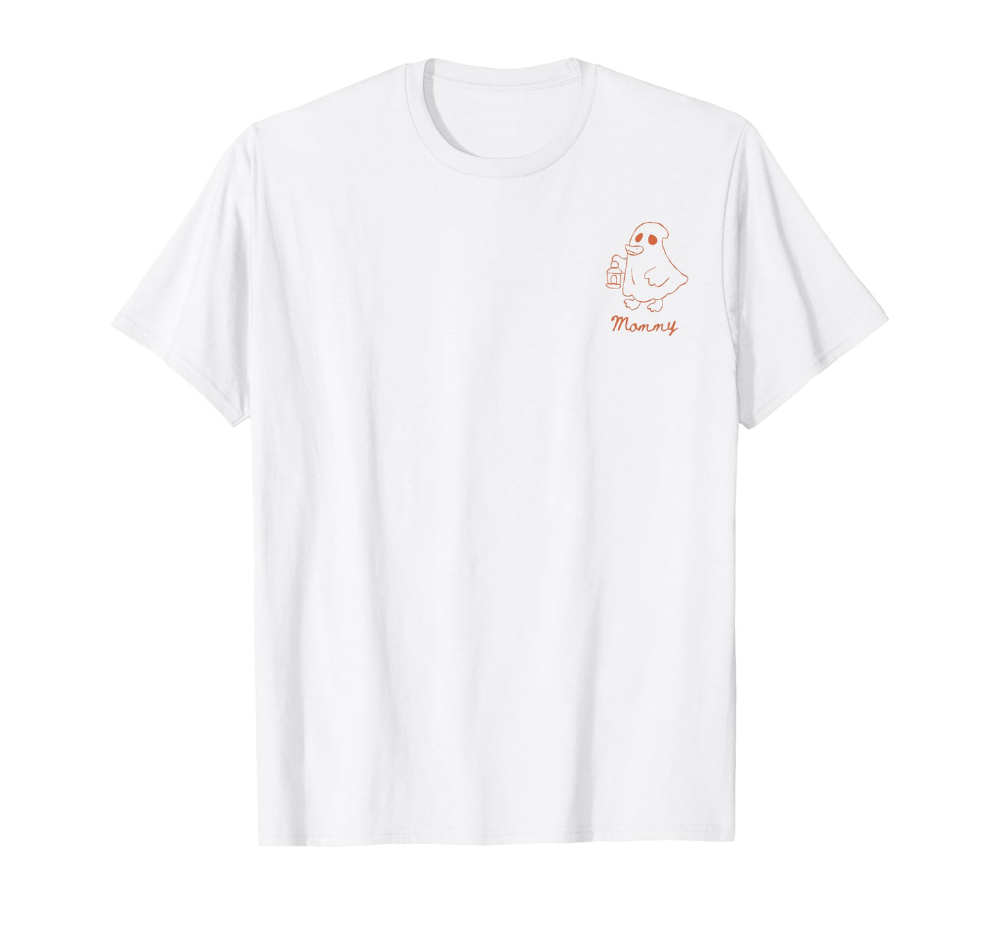 2 Sides Mommy One Spooky Goose Also's 1st Birthday Halloween T-Shirt