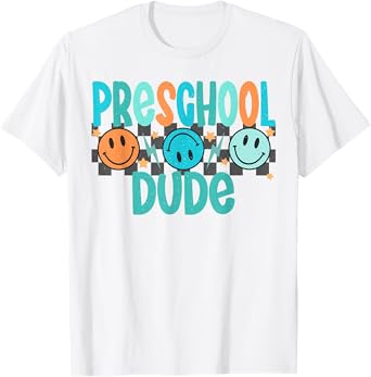 Pre-K Dude Back To School Shirt First Day Of Preschool T-Shirt