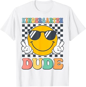 Kindergarten Dude First Day of Kindergarten Back to School T-Shirt
