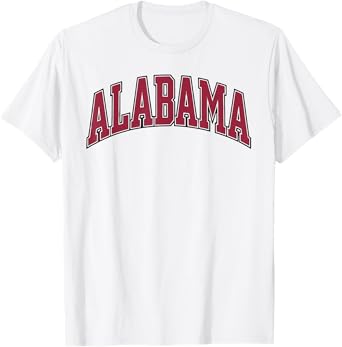 Alabama - Throwback Design T-Shirt