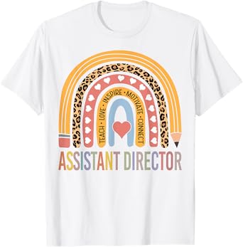 Assistant Director 100th Day Of School Assistant Manager T-Shirt