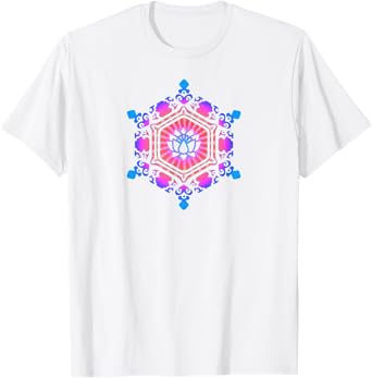 Water crystal, love, lotus flower, yoga, symbol, buddhism, T-Shirt
