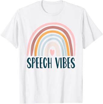 Speech Langauge Pathologist Therapy SLP Gift Boho Retro Vibe T-Shirt