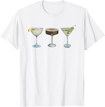 Espresso Martini Trifecta Graphic For Girl Women T-Shirt