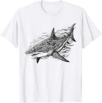 Shark Lover Ocean Animal Graphic Novelty Boys Men Birthday T-Shirt
