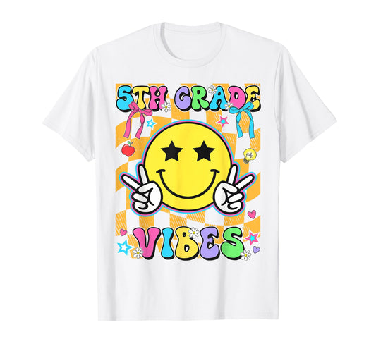 5th Grade For Girl Boys Teacher Fifth Grade Back to School T-Shirt