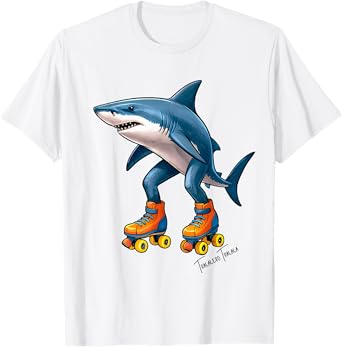 Tralalero Tralala Tee Brain Red Funny Shark Meme T-Shirt