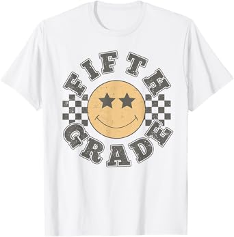 Fifth Grade Teacher First Day Of 5th Grade Back To School T-Shirt