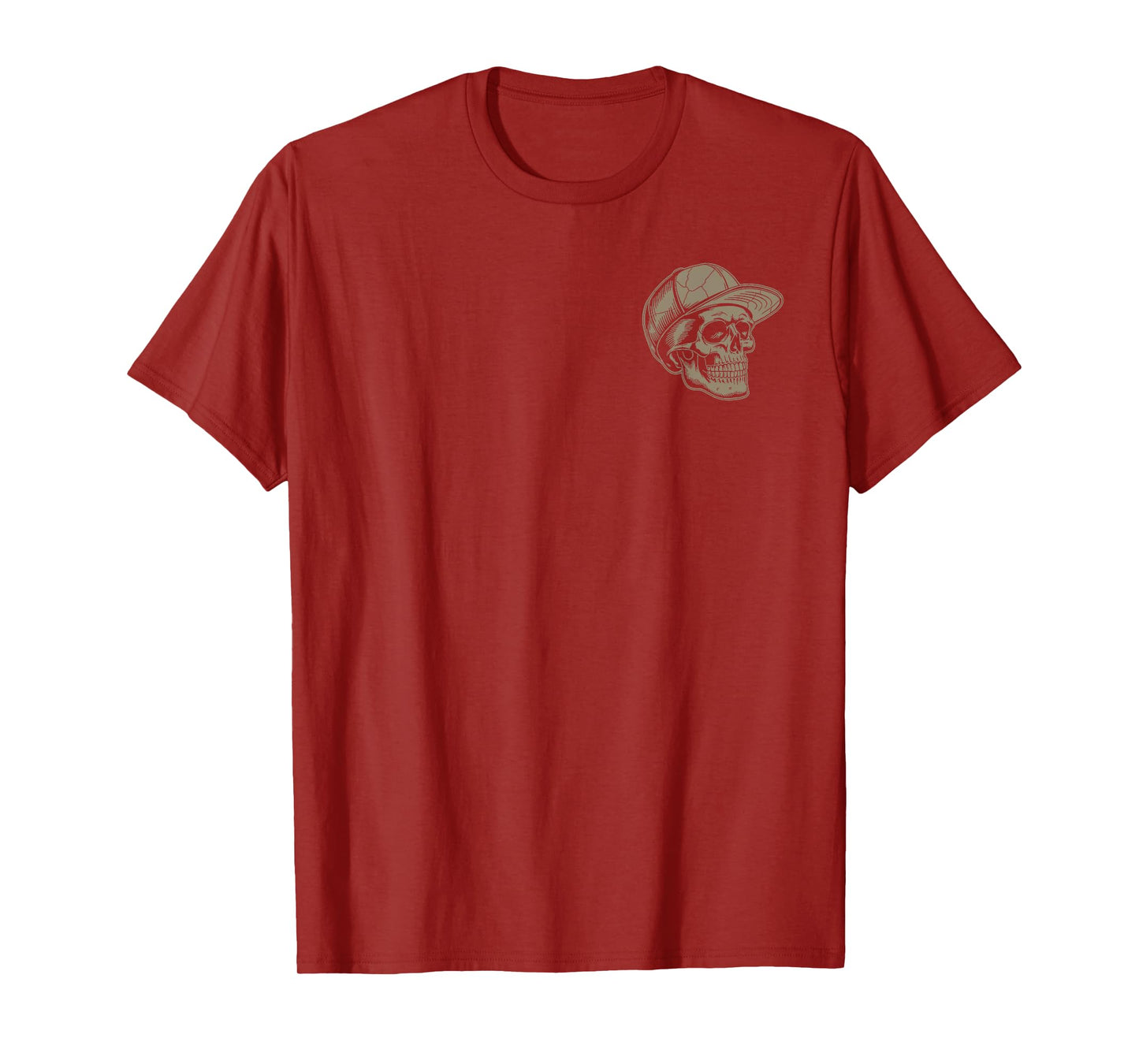 (2 Sided) Fun Fact I Don't Care Skull Sarcastic Skeleton T-Shirt