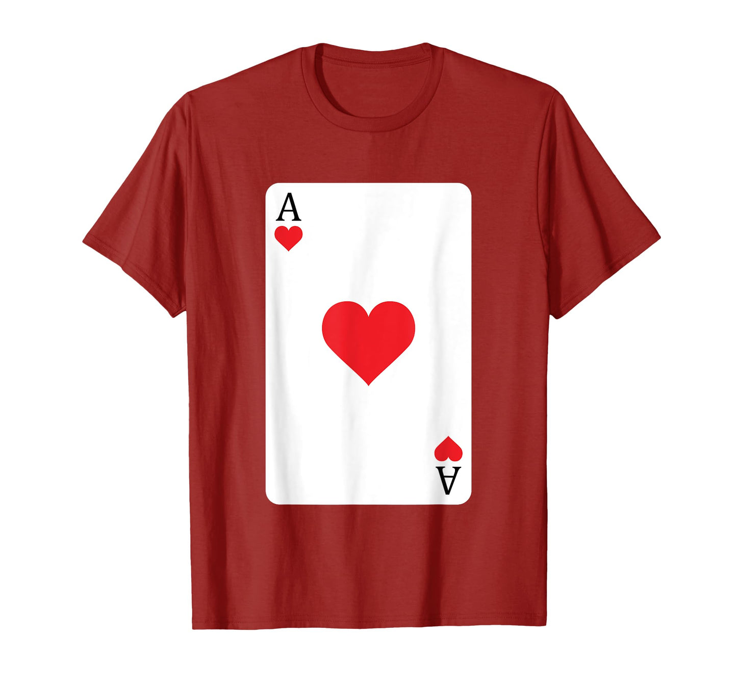 Ace Of Hearts Playing Card, Ace Card T-Shirt