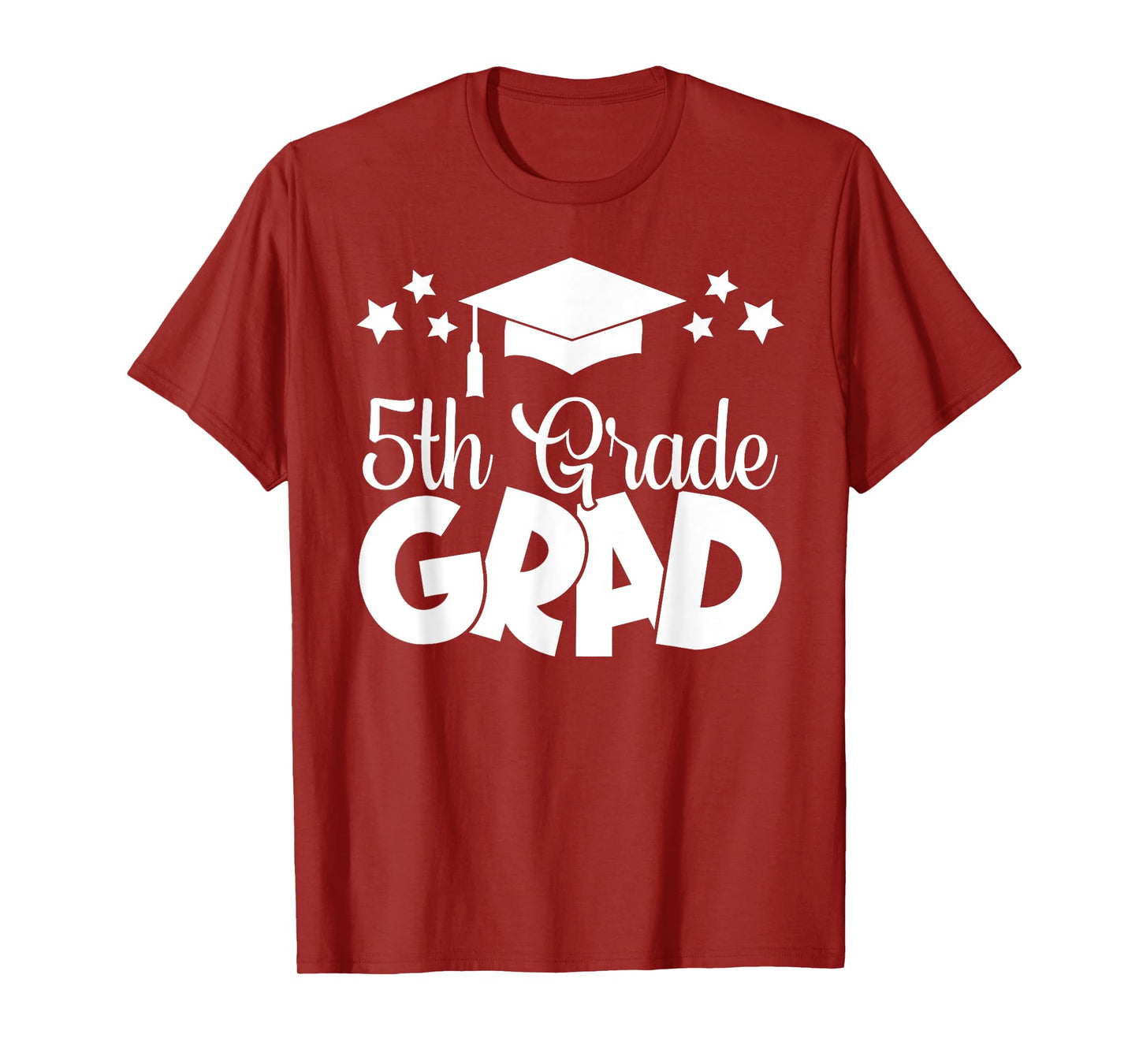 5th Grade Grad 2024 Gifts Boys Girls Graduation Cap, Gown T-Shirt