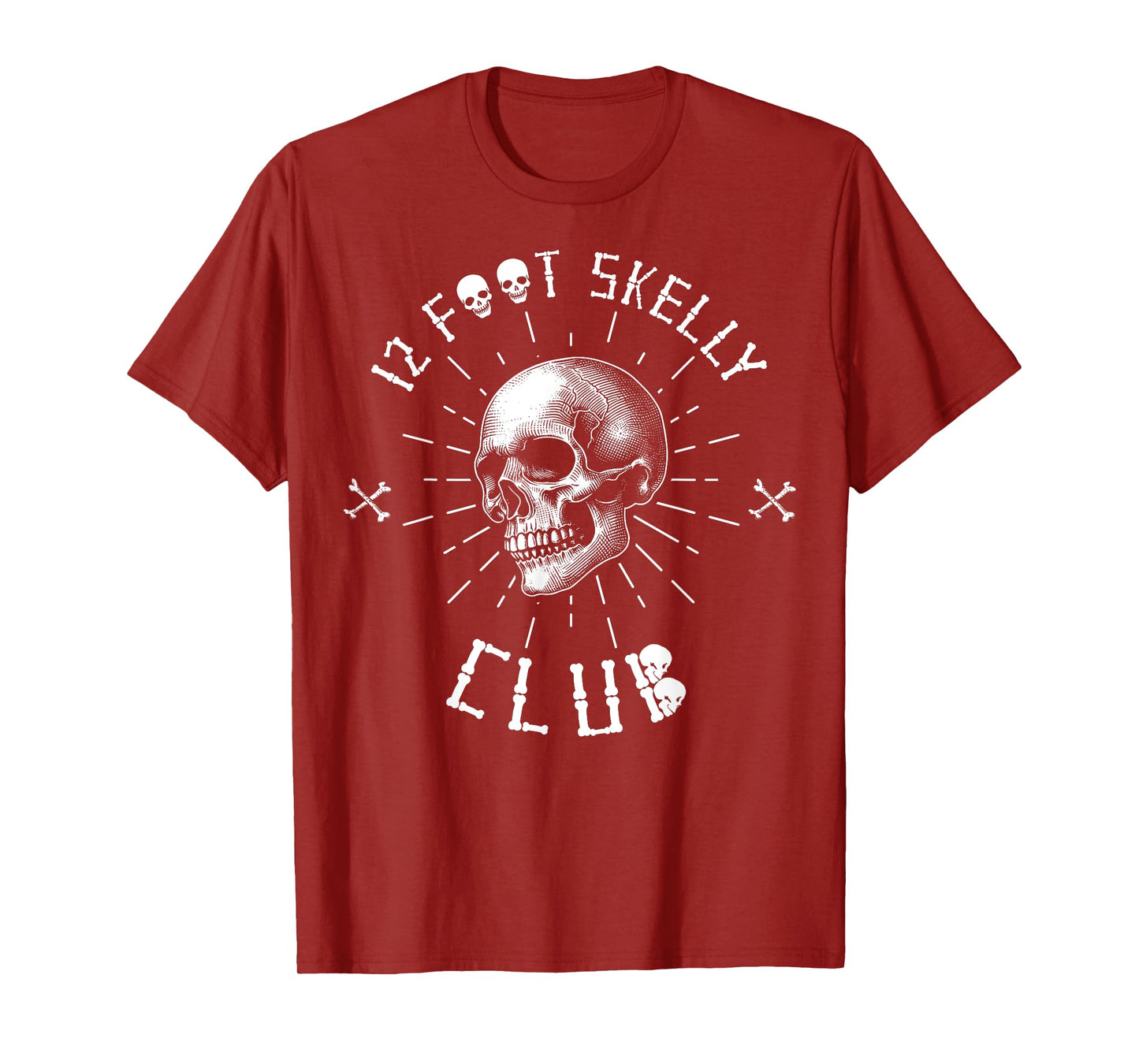 12 Foot Skelly Club - Halloween T-Shirt
