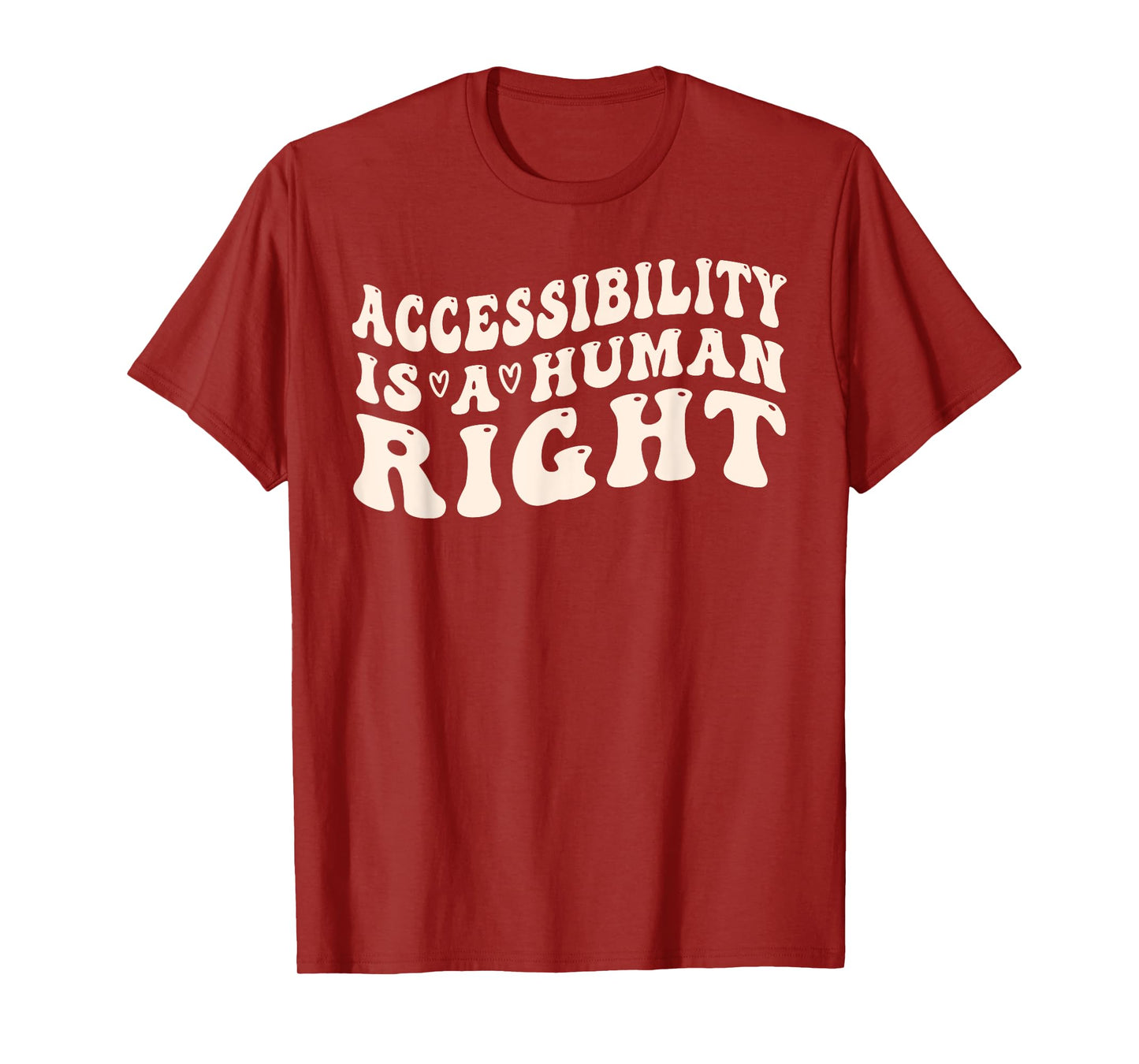 Accessibility and Disability Awareness is a Human Right T-Shirt