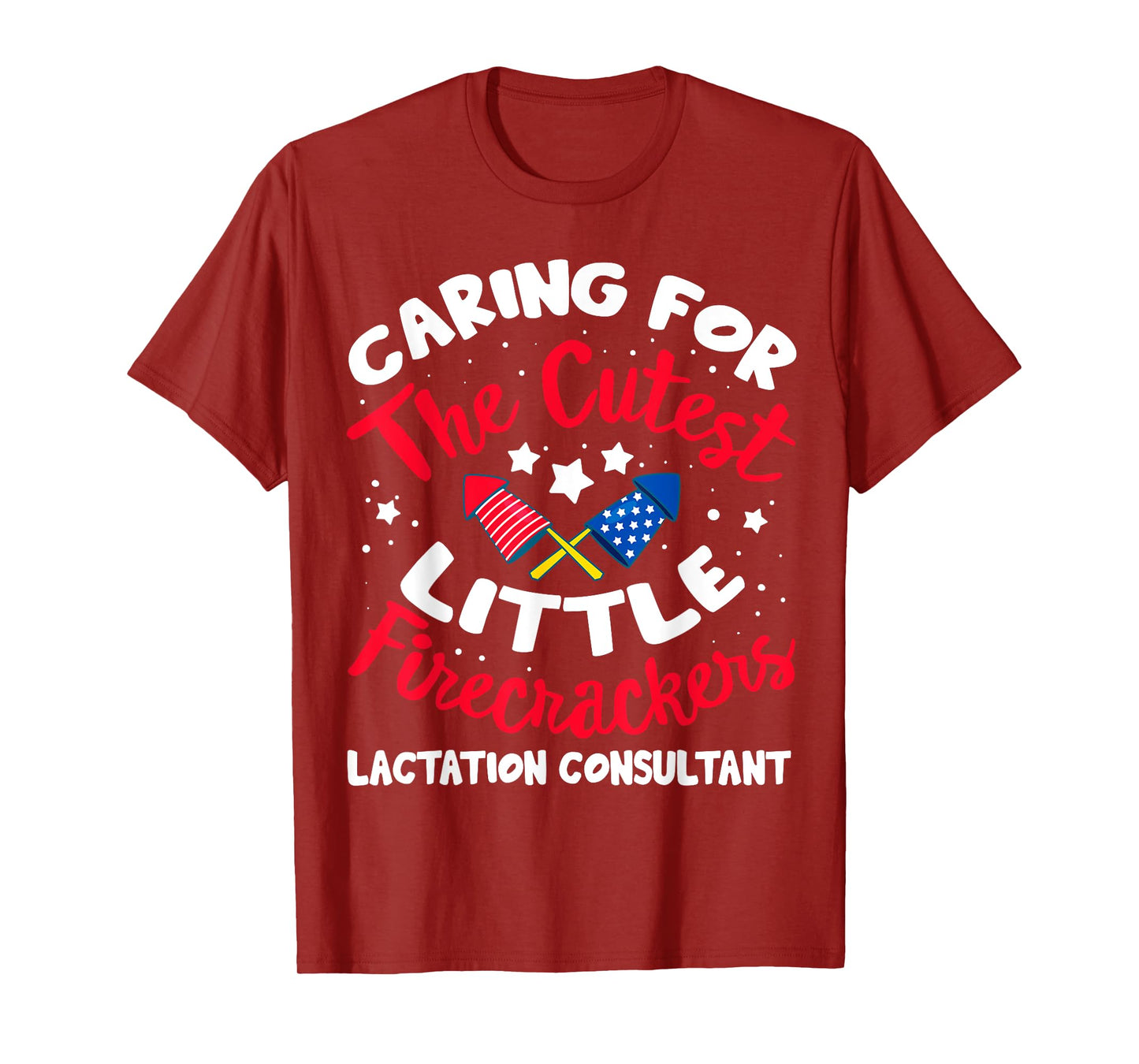4th Of July Labor And Delivery Lactation Consultant Nurse T-Shirt