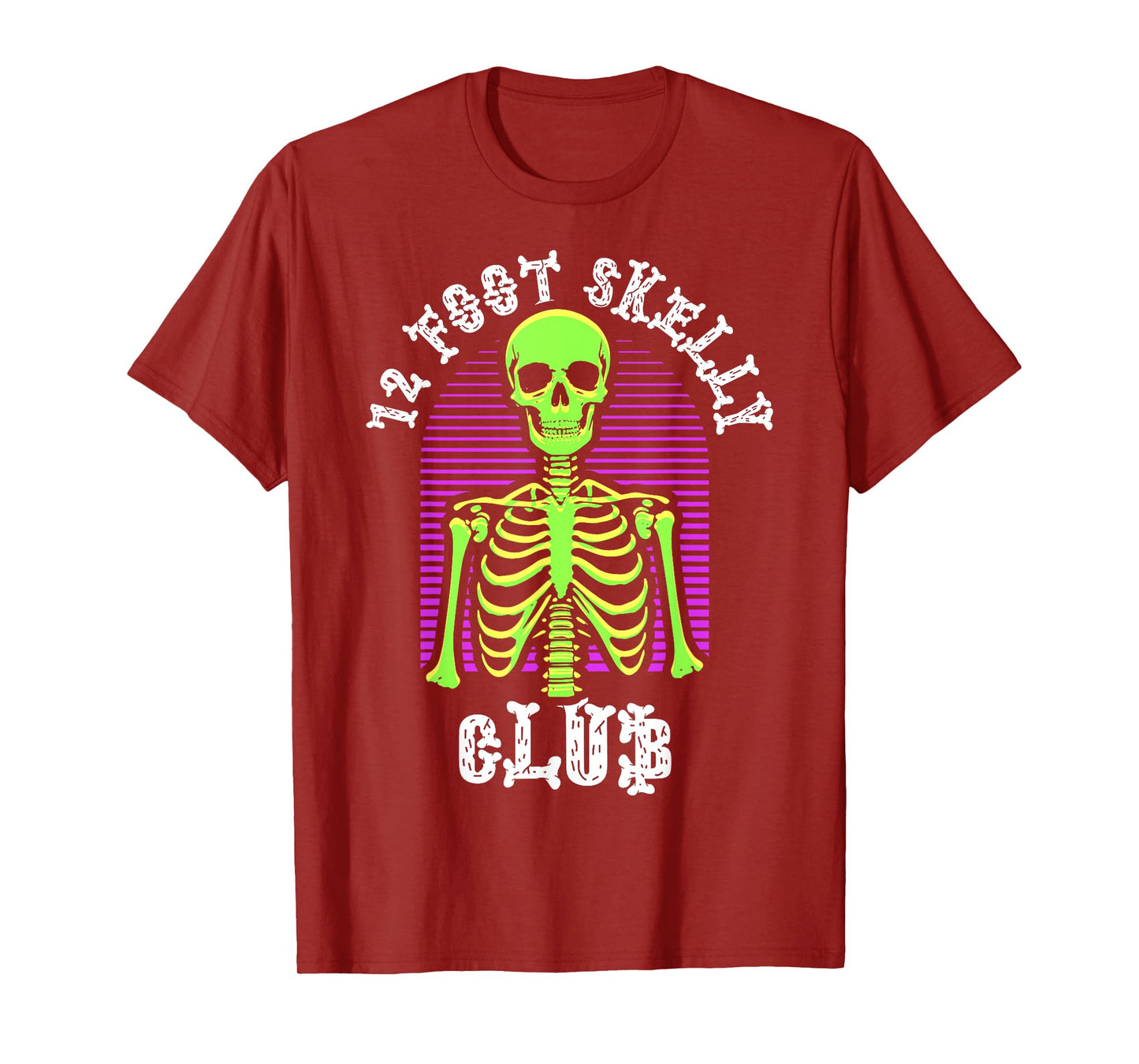 12 Foot Skelly Club - Halloween T-Shirt