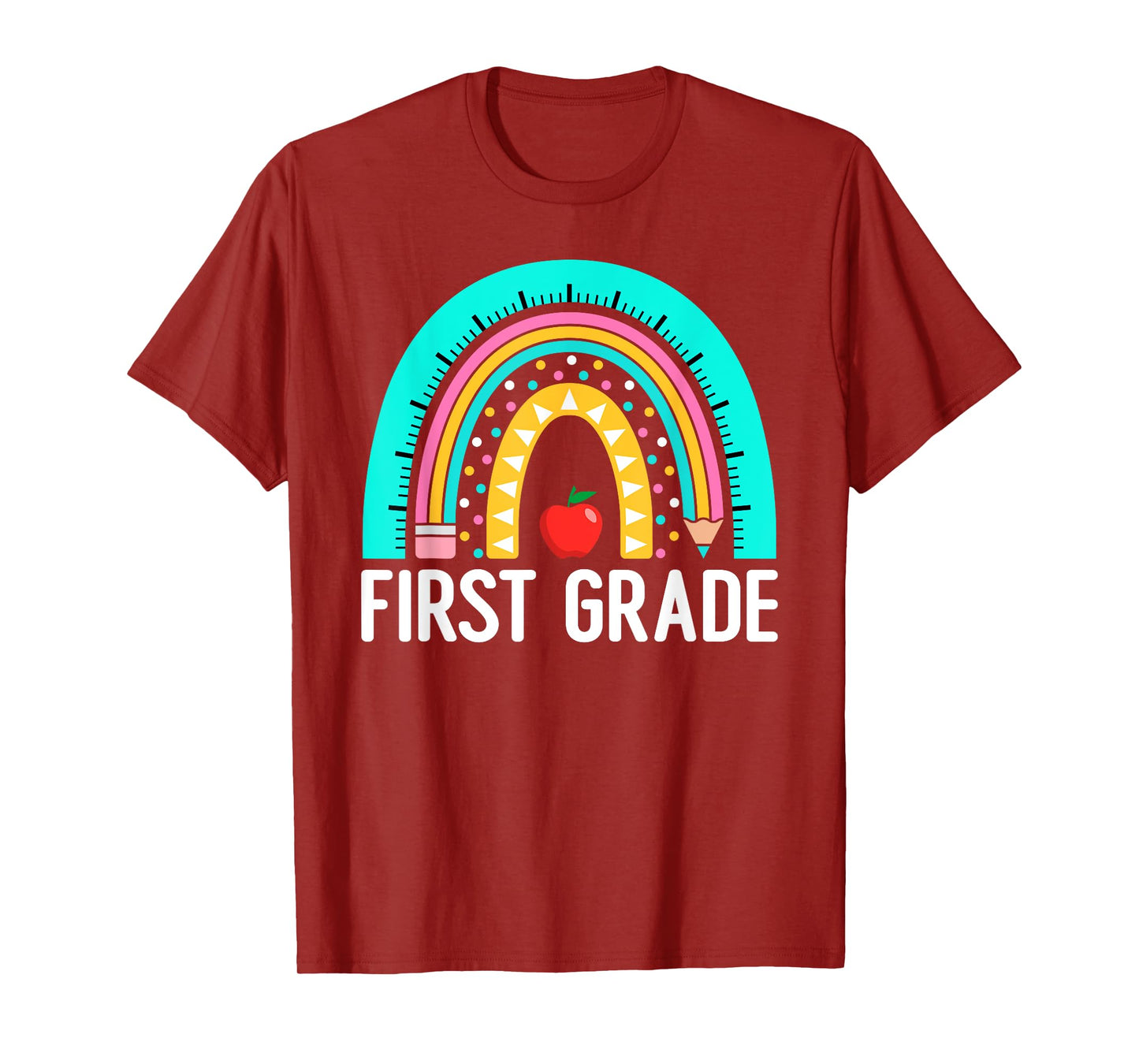 1st Grade Rainbow Teacher Team First Grade Squad Girls Boys T-Shirt