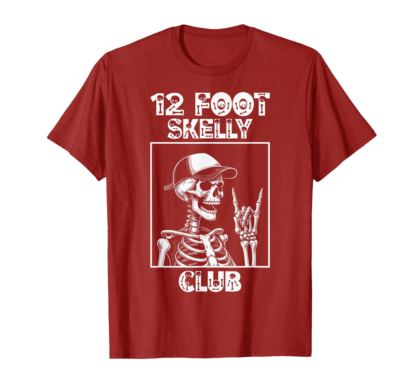 12 Foot Skelly Club - Halloween T-Shirt