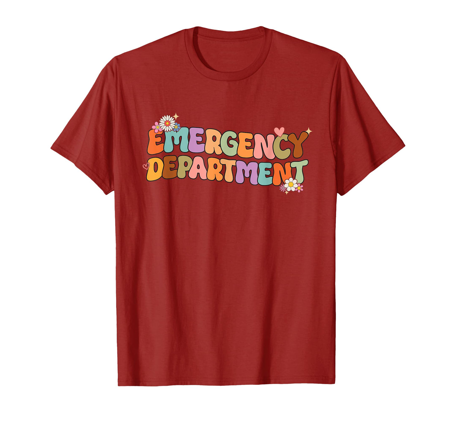 Groovy Emergency Nurse ED Nurse ER Emergency Department T-Shirt