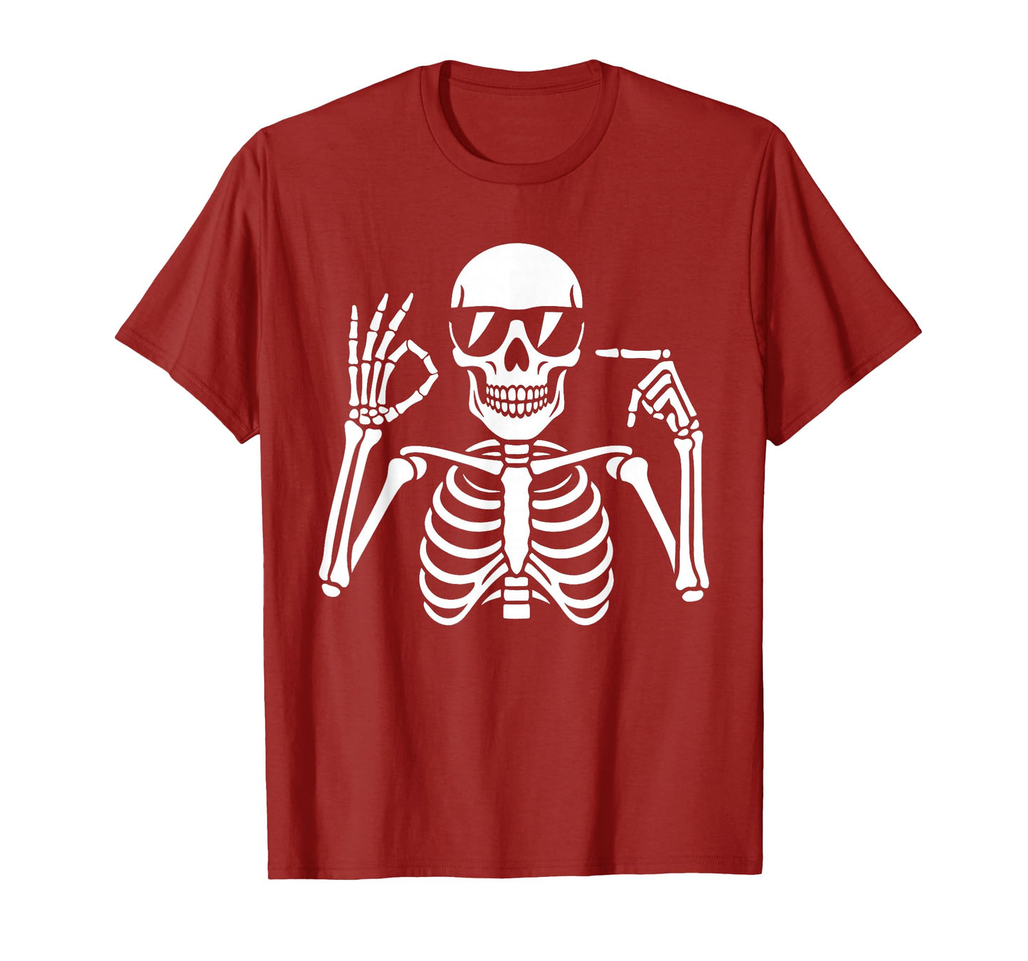 67 Skeleton Funny Six Seven Gen Alpha Halloween Meme T-Shirt