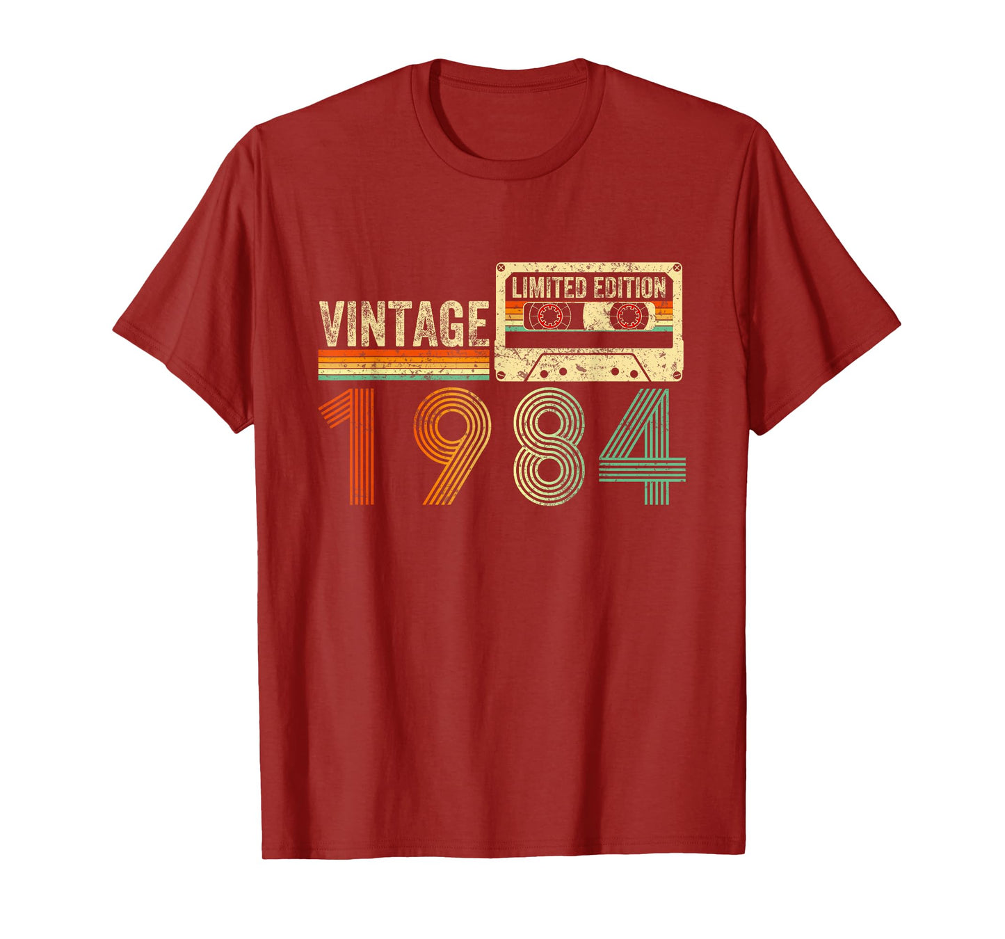 40 Year Old Gifts Vintage 1984 40th Birthday Cassette Tape T-Shirt