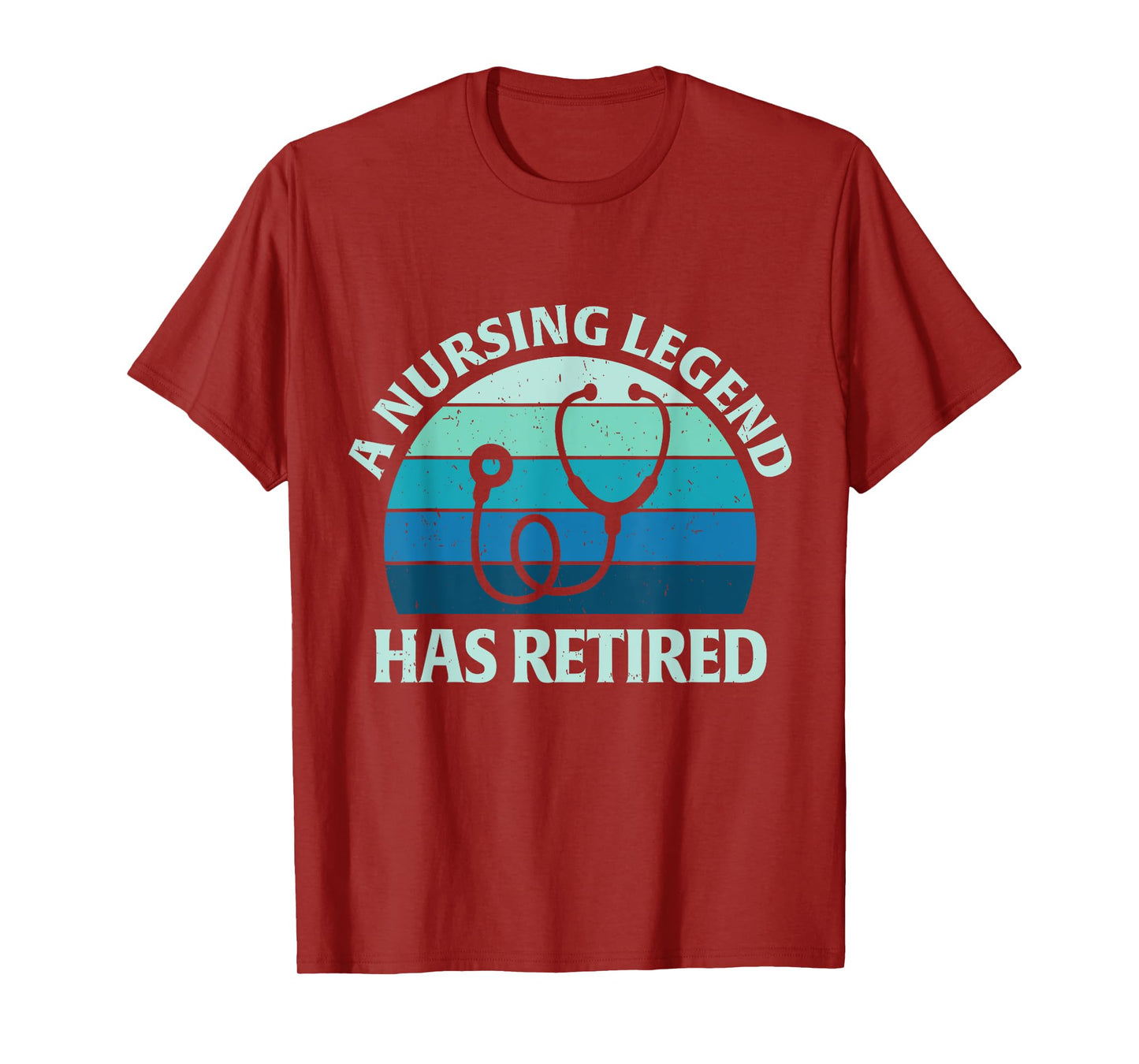 A Nursing Legend Has Retired Retro Style Women Retirement T-Shirt