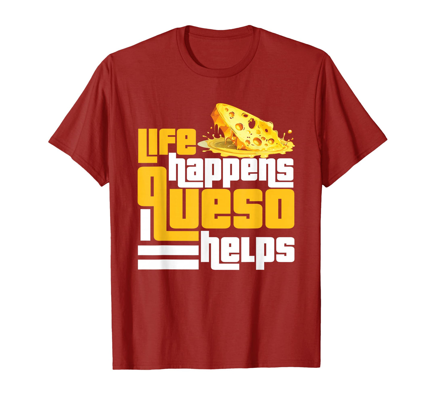 Cinco De Mayo Mexican Cheese Dip Hispanic Food Lover Queso T-Shirt