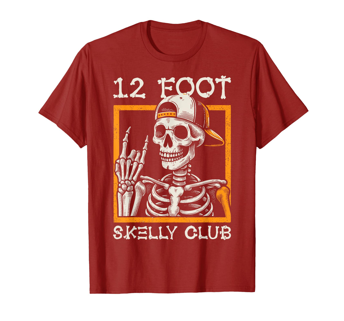 12 Foot Skelly Club - Halloween T-Shirt