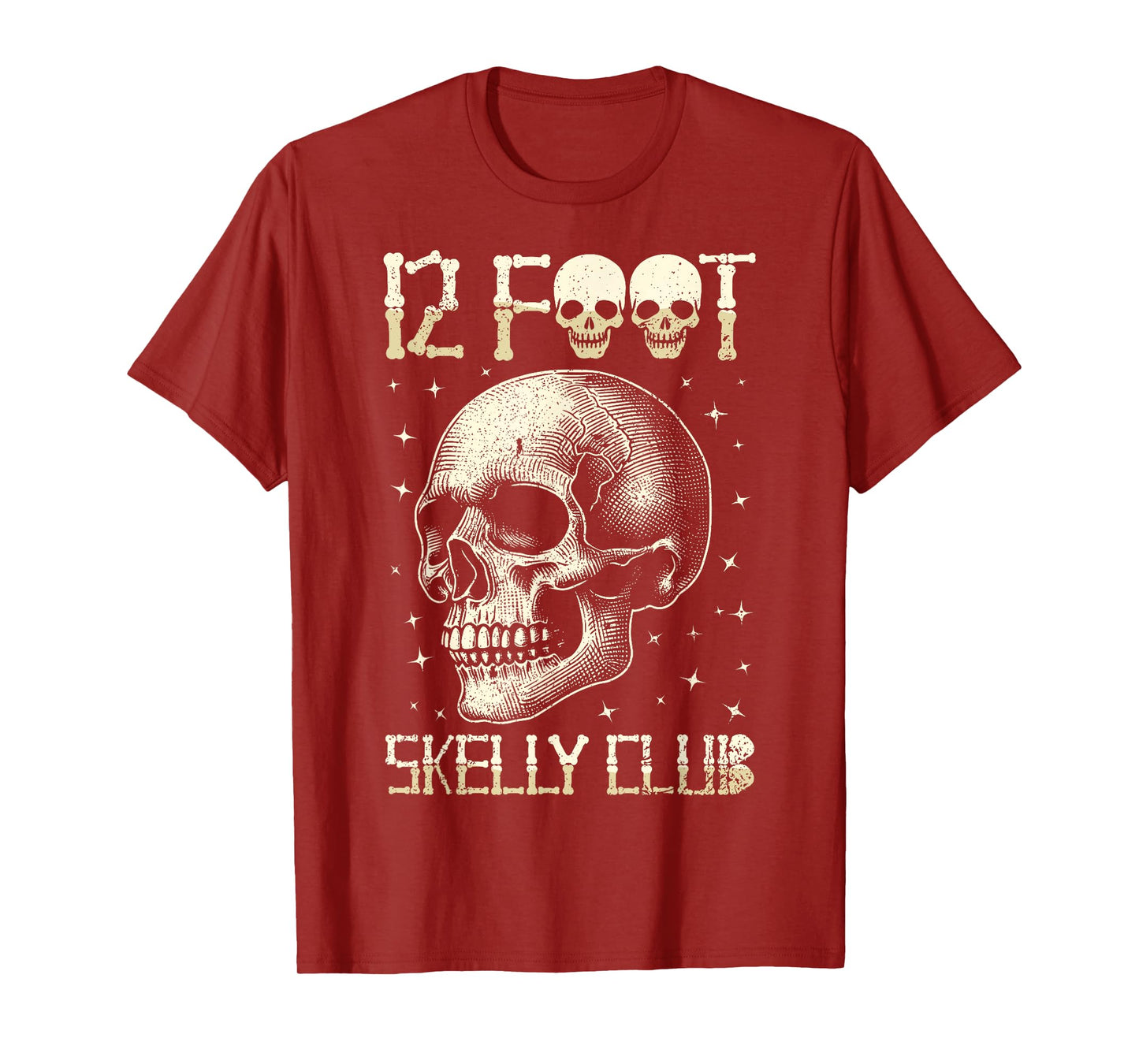 12 Foot Skelly Club - Halloween T-Shirt