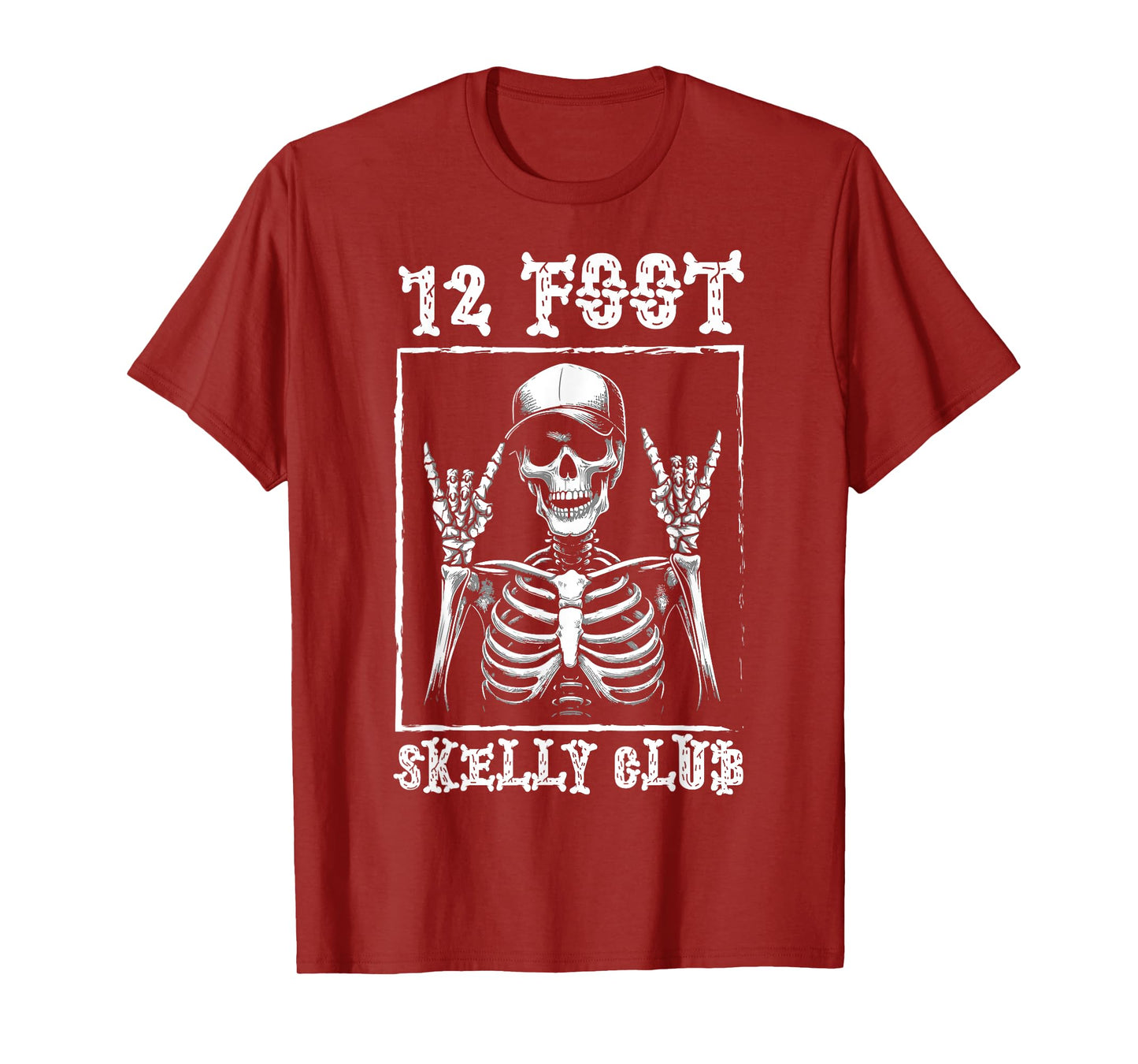 12 Foot Skelly Club - Halloween T-Shirt