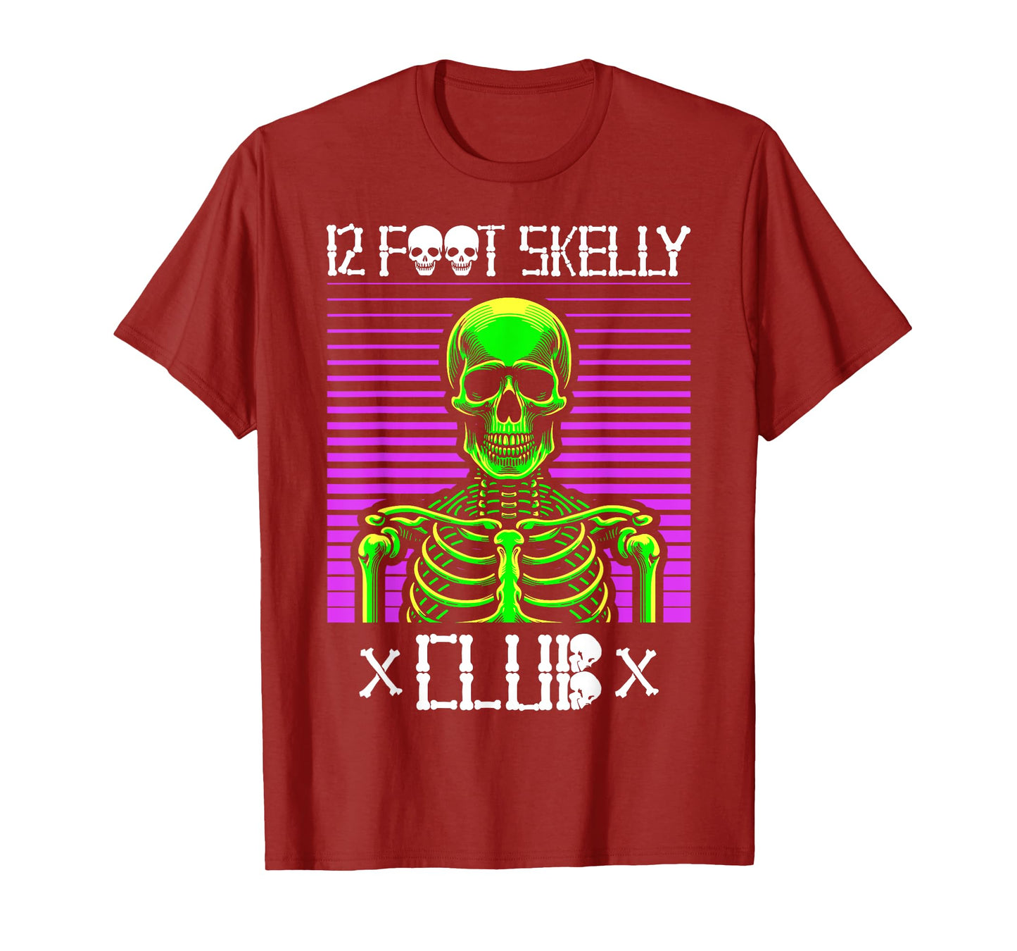 12 Foot Skelly Club - Halloween T-Shirt