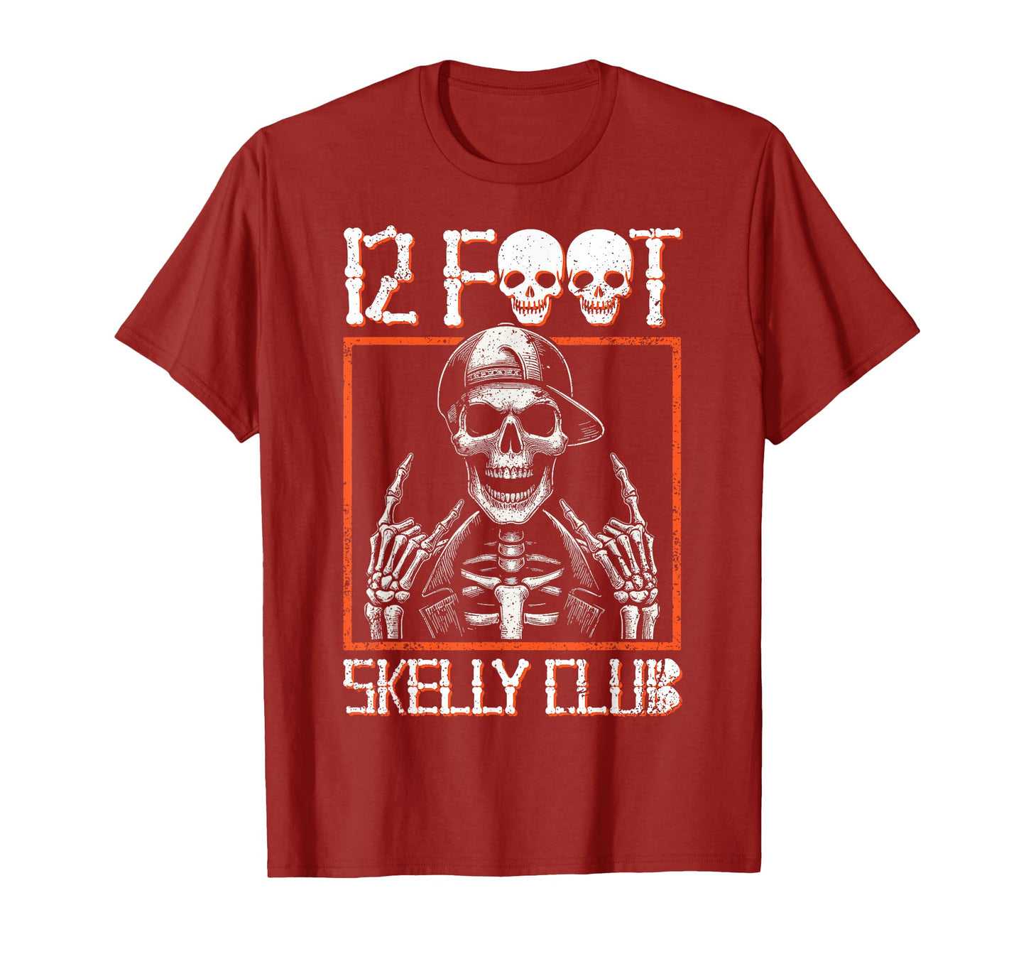 12 Foot Skelly Club - Halloween T-Shirt