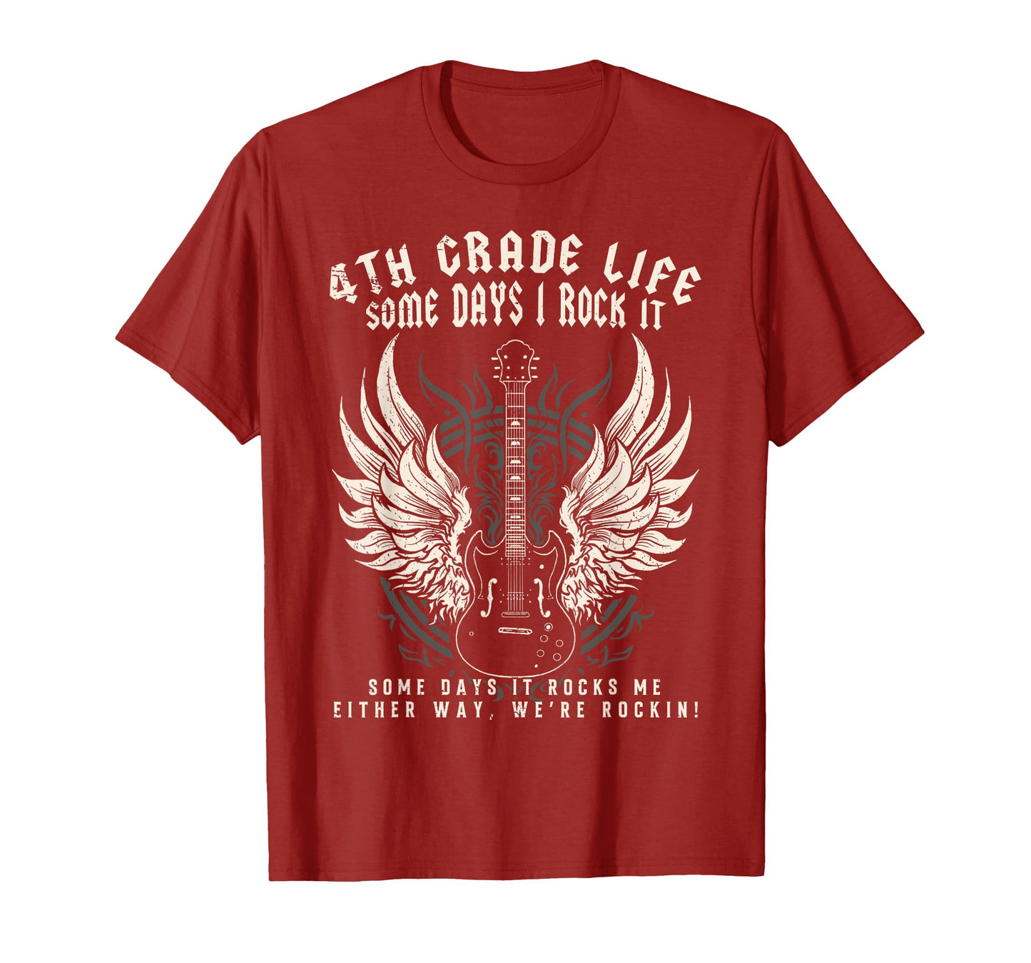 4th Grade Teacher Some Days I Rock It Middle School Teacher Men Women Kids T-Shirt