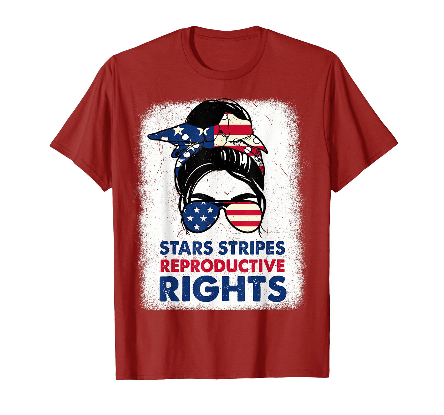 4th Of July Stars Stripes Reproductive Right Patriotic Women T-Shirt