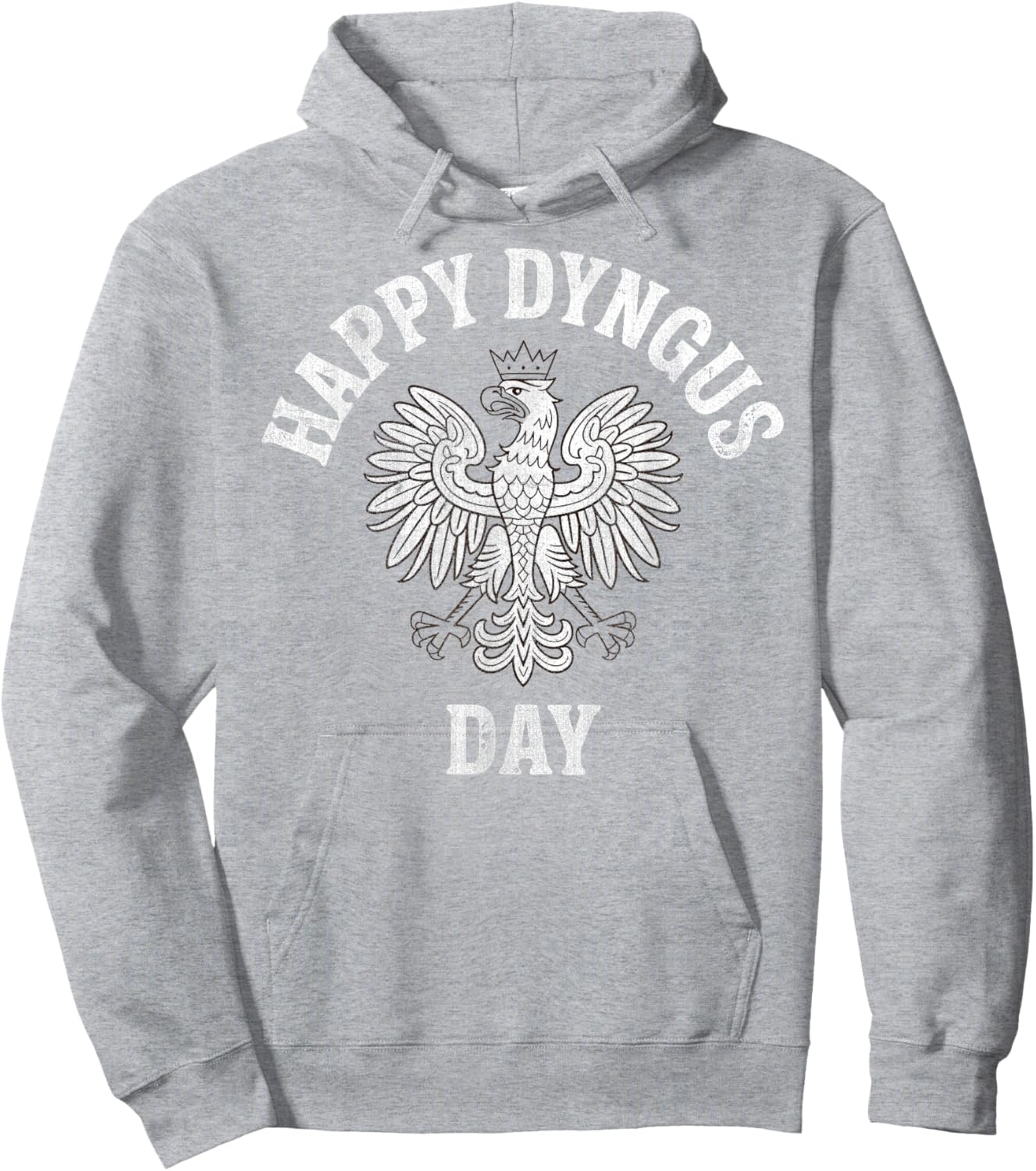 Happy Dyngus Day, Polish Heritage Eagle T-Shirt - Hoodie | Ash