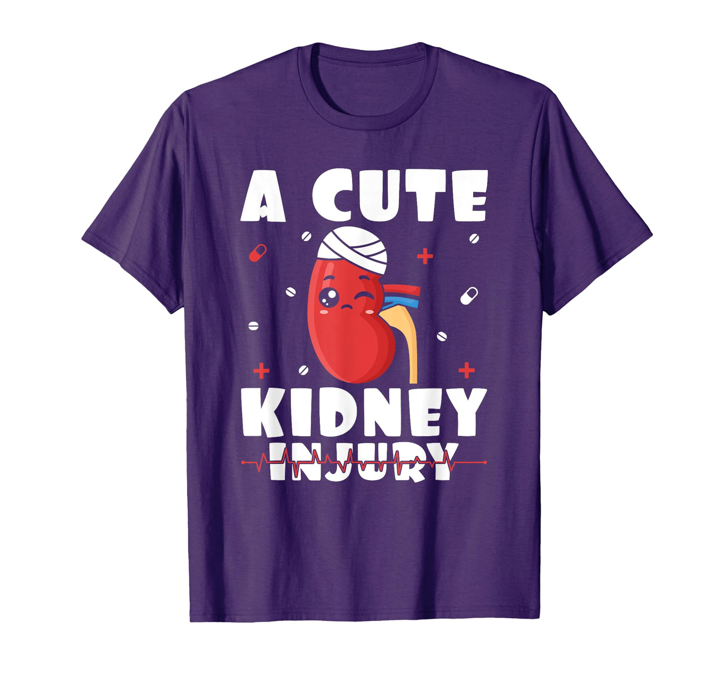 A Cute Kidney Injury Dialysis Nurse Nephrology Nursing T-Shirt