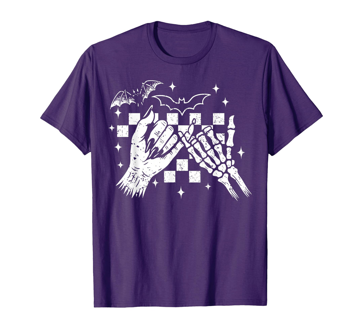 Halloween Gothic Pinky Promise Skeleton Hands Best Friend T-Shirt