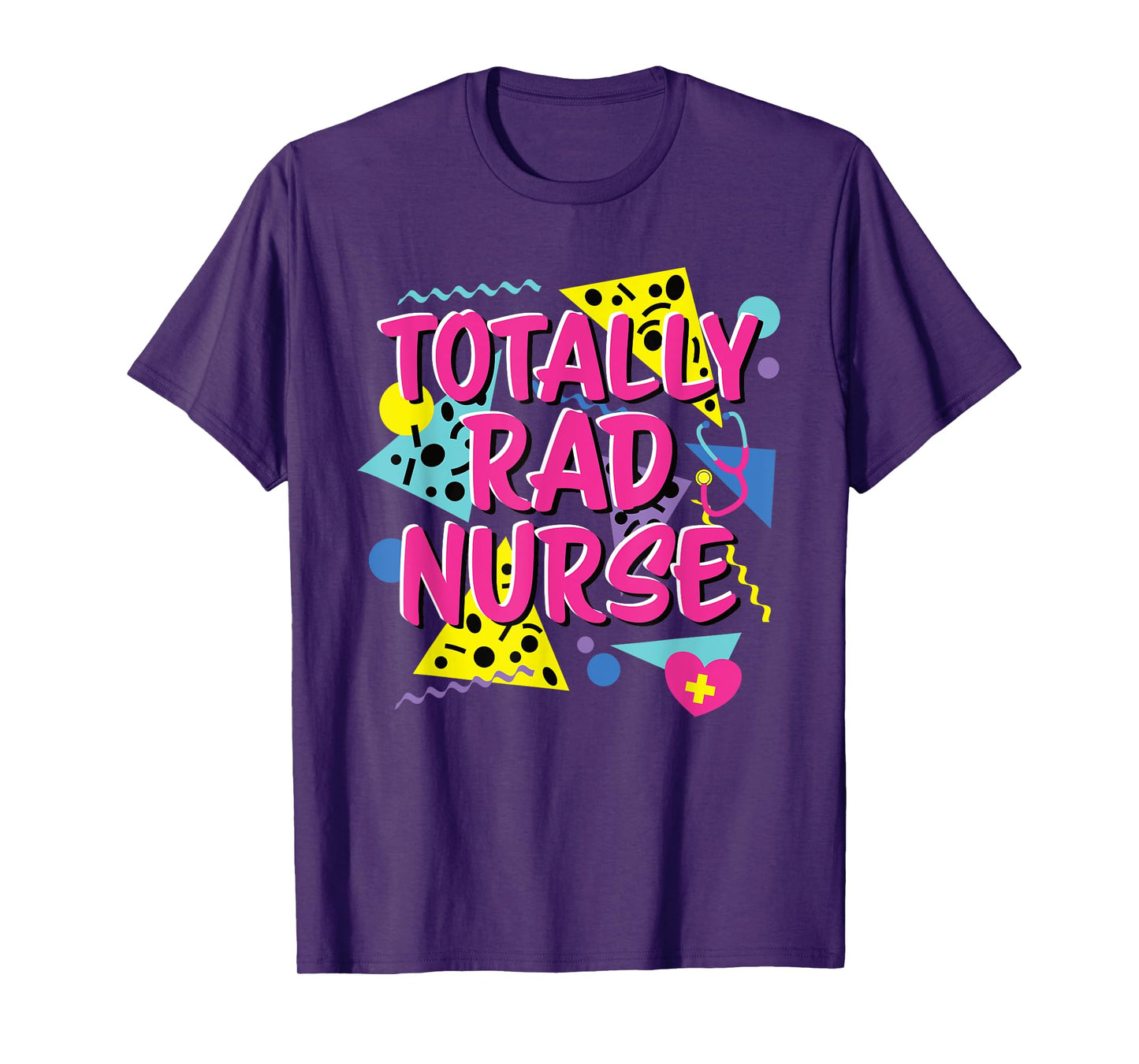 80s 90s Nurse Costume Lazy Halloween Party Theme 1980s 1990s T-Shirt
