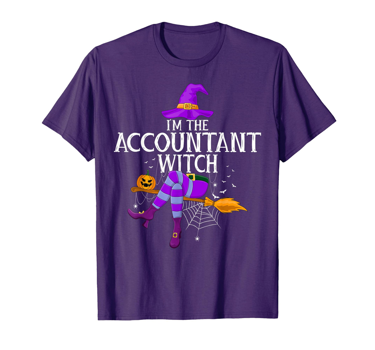 Accountant Witch Matching Family Costume Witch Halloween T-Shirt