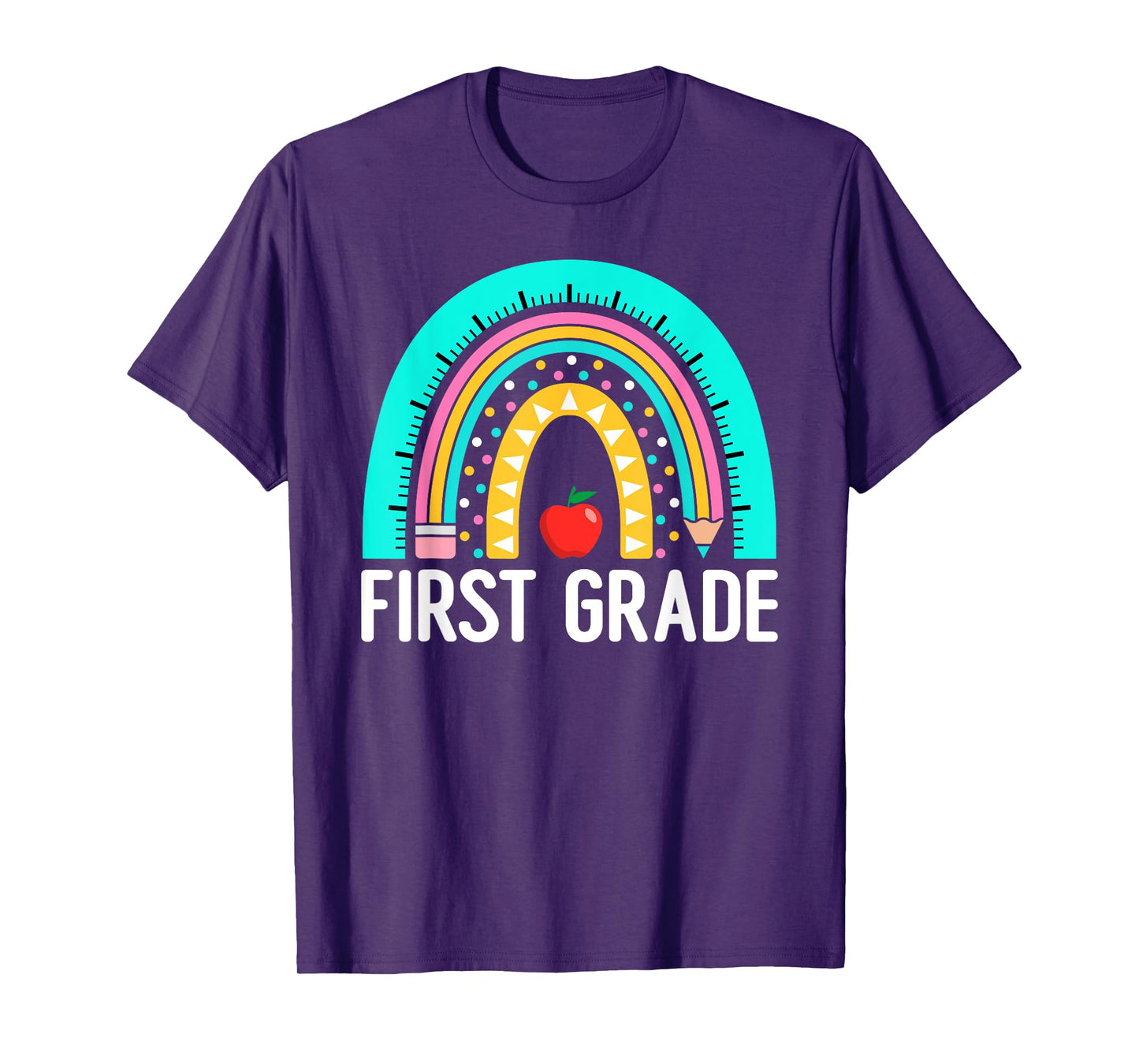 1st Grade Rainbow Teacher Team First Grade Squad Girls Boys T-Shirt