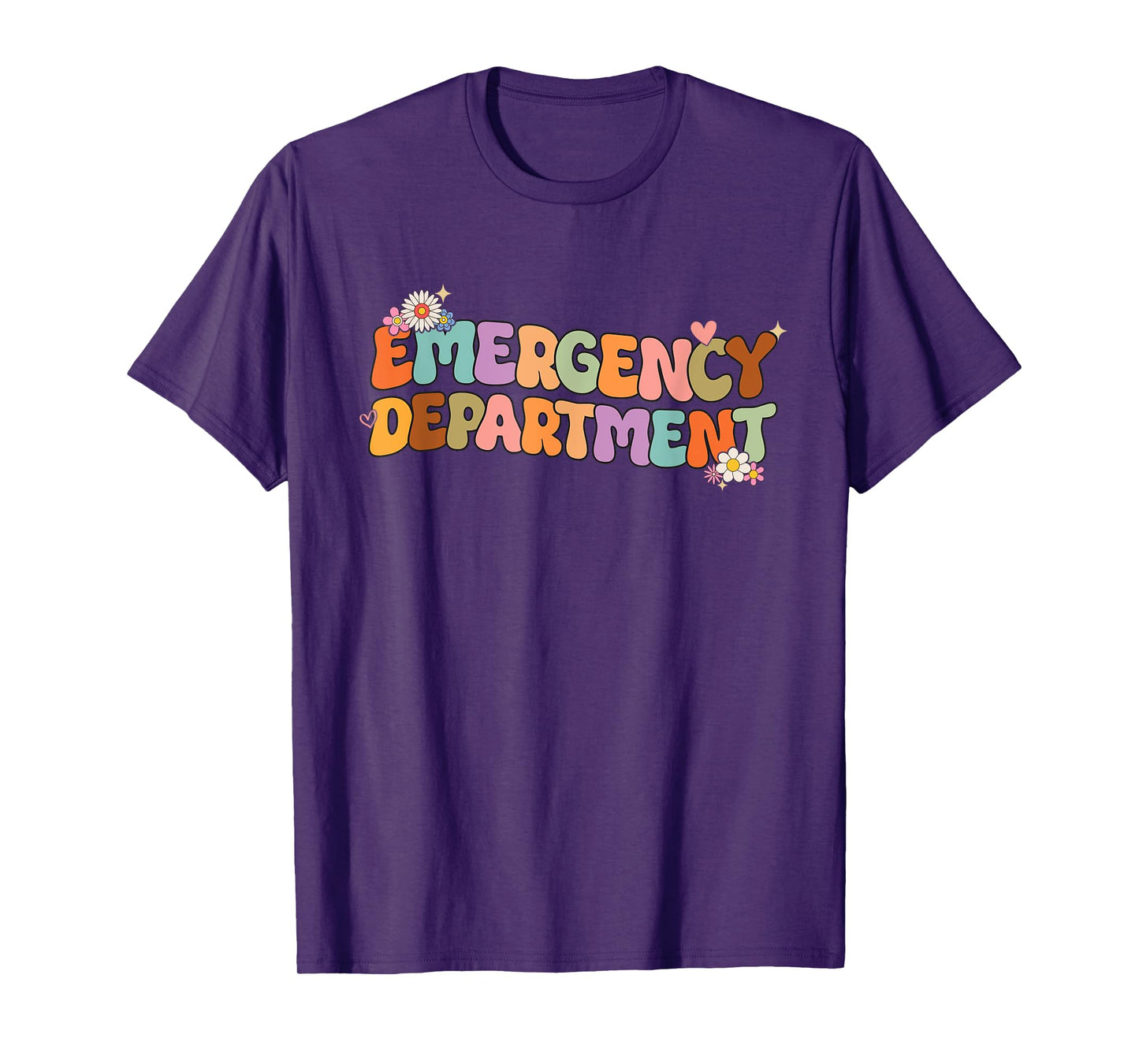 Groovy Emergency Nurse ED Nurse ER Emergency Department T-Shirt