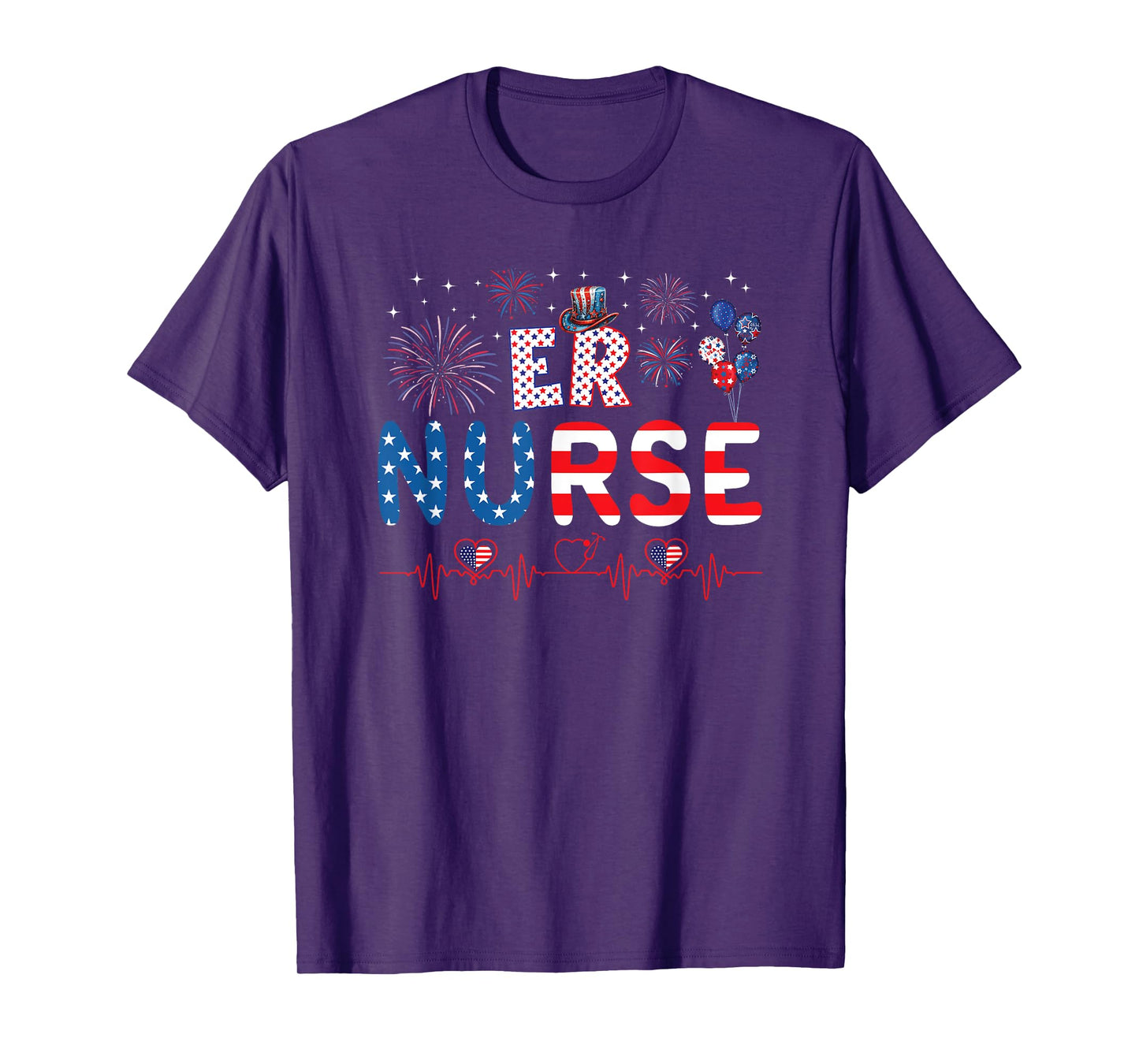 4th Of July ER Nurse T-Shirt