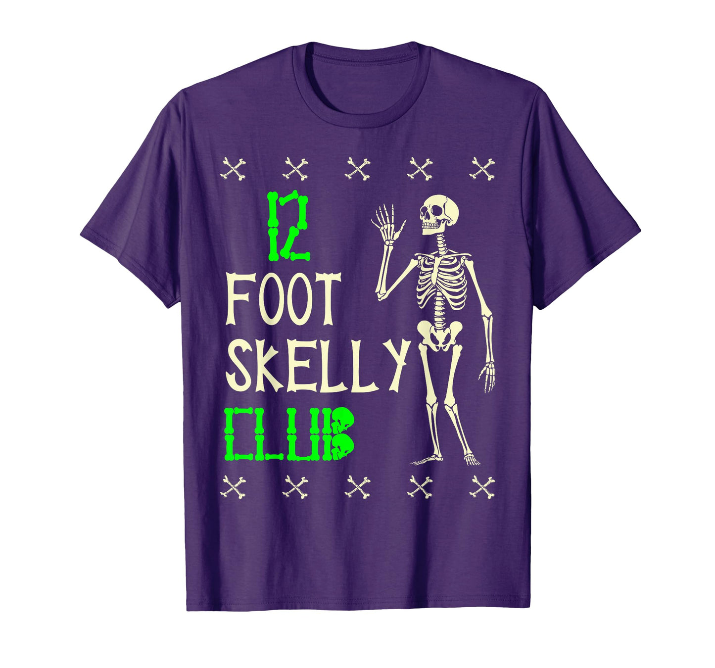 12 Foot Skelly Club - Halloween T-Shirt