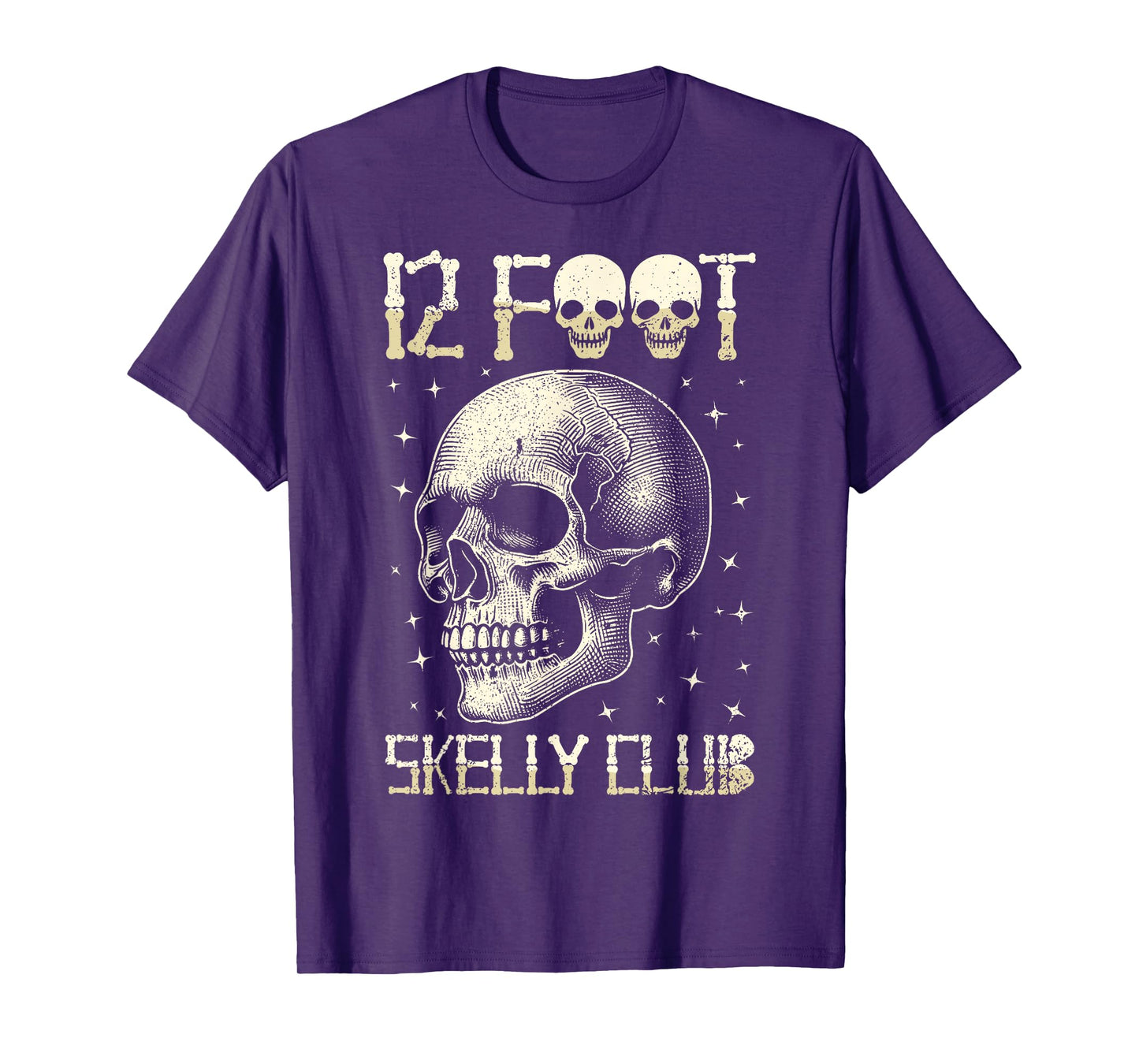 12 Foot Skelly Club - Halloween T-Shirt